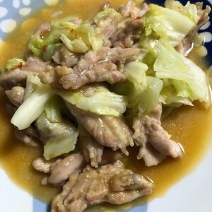 春キャベツとせせりの塩麹ポン酢炒め